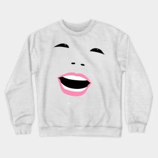 Joyful Smile_black Crewneck Sweatshirt